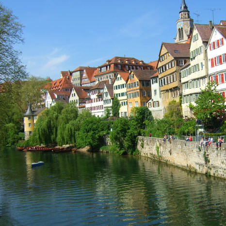 Neckarfront in Tübingen
